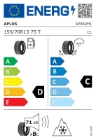 185/60R14 opona APLUS A909 3PMSF M+S 82H